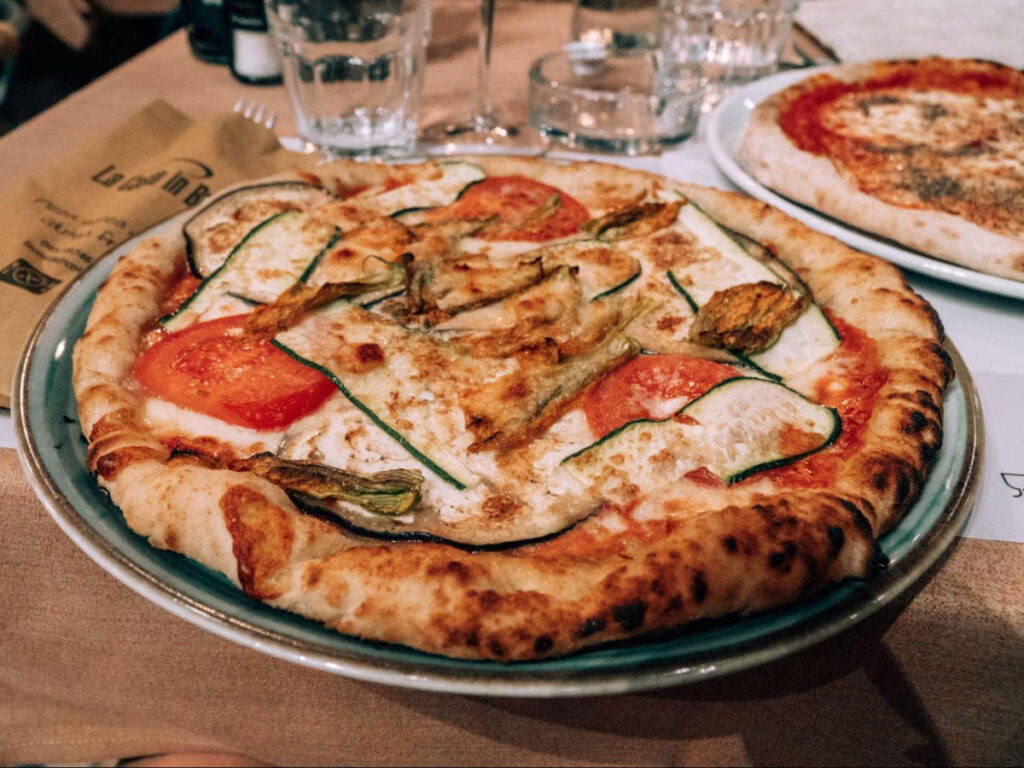 Two variety of pizzas from Costa in Bra