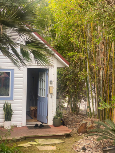 Exterior view of the cottage-like spa