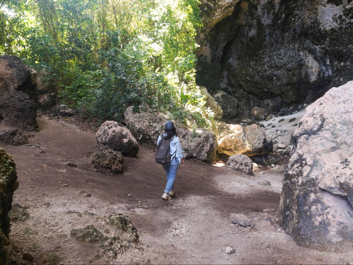 The author, Vanessa Ramos during her trip to Cueva Maria de la Cruz