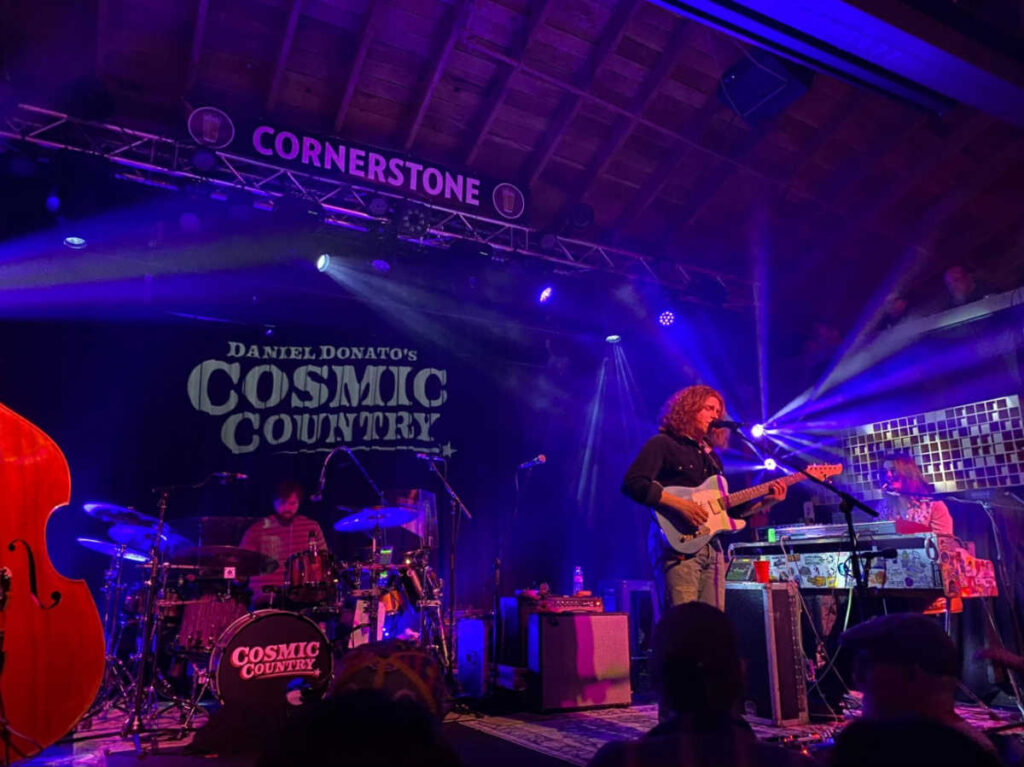 The artists Daniel Donato performing at Cornerstone