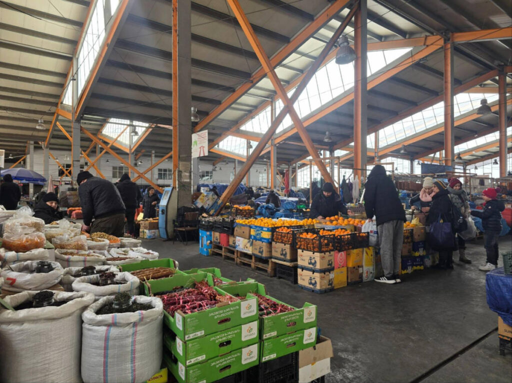 People buying at the Dezerter Bazaar