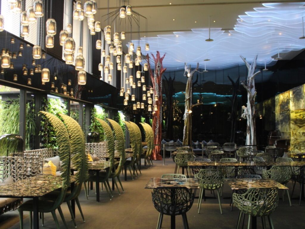 View of the Dining space of the arTree