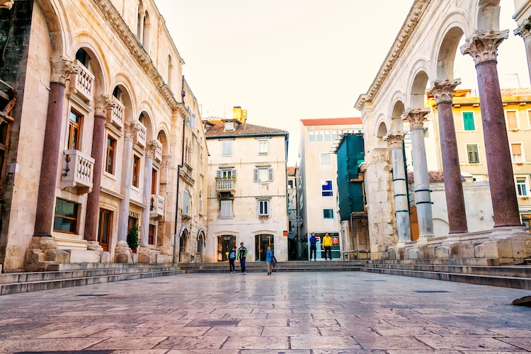 The main square of Diocletian's palace