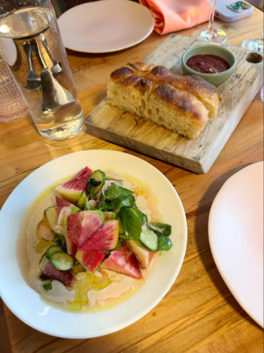 Vegan dishes served at Somebody People