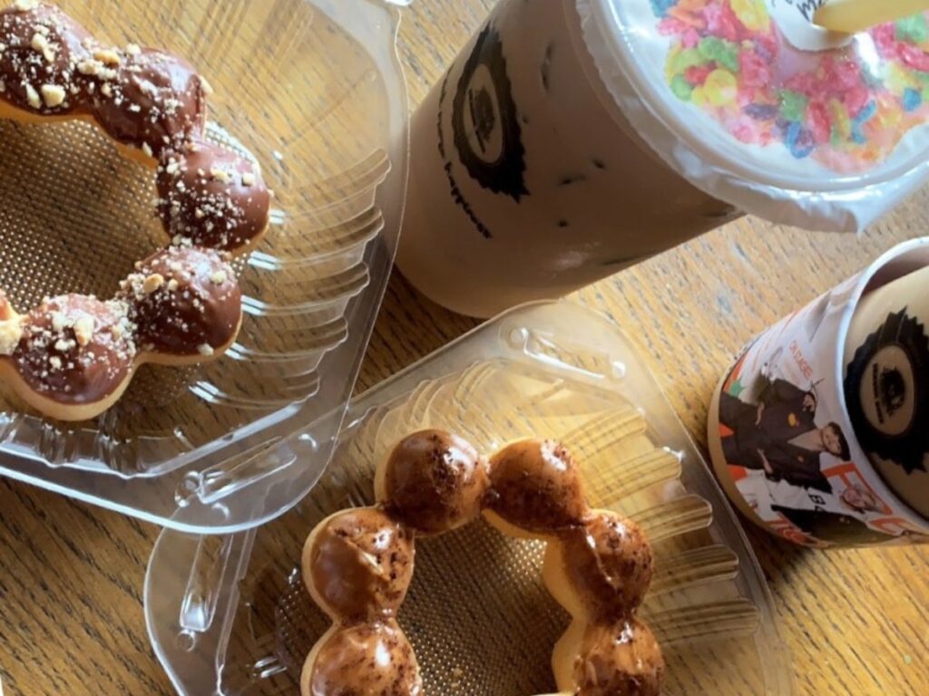 Boba and mochi donuts from Dragon Boba in K-Town