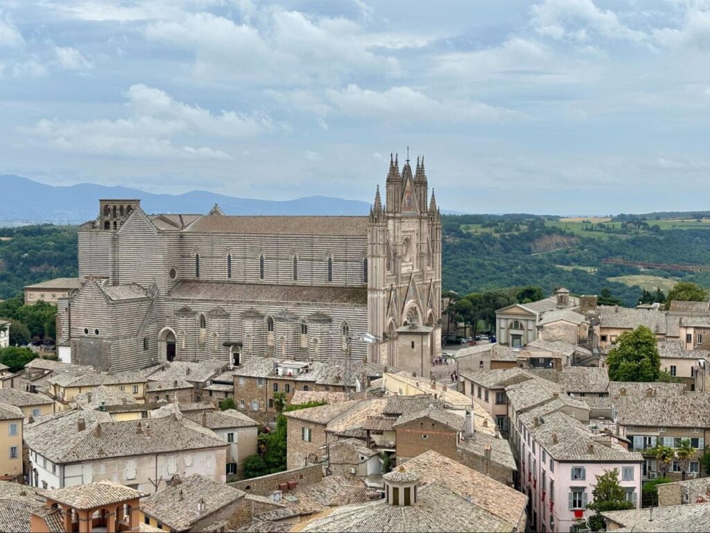 Side view of the Duomo of Orvieto