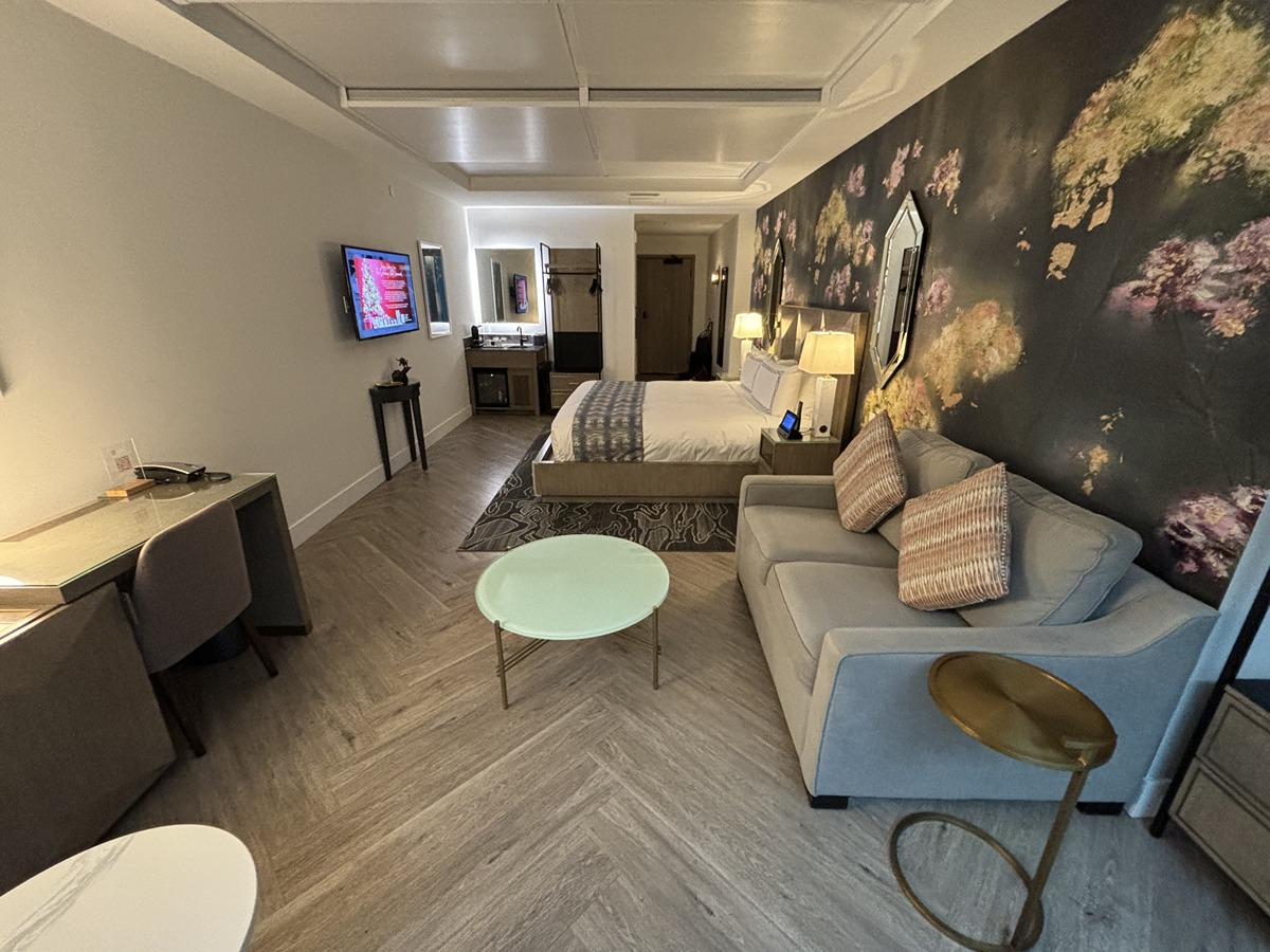 The interior of the room of EXchange Hotel
