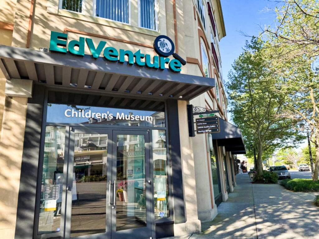 Exterior and entrance view of the EdVenture Myrtle Beach