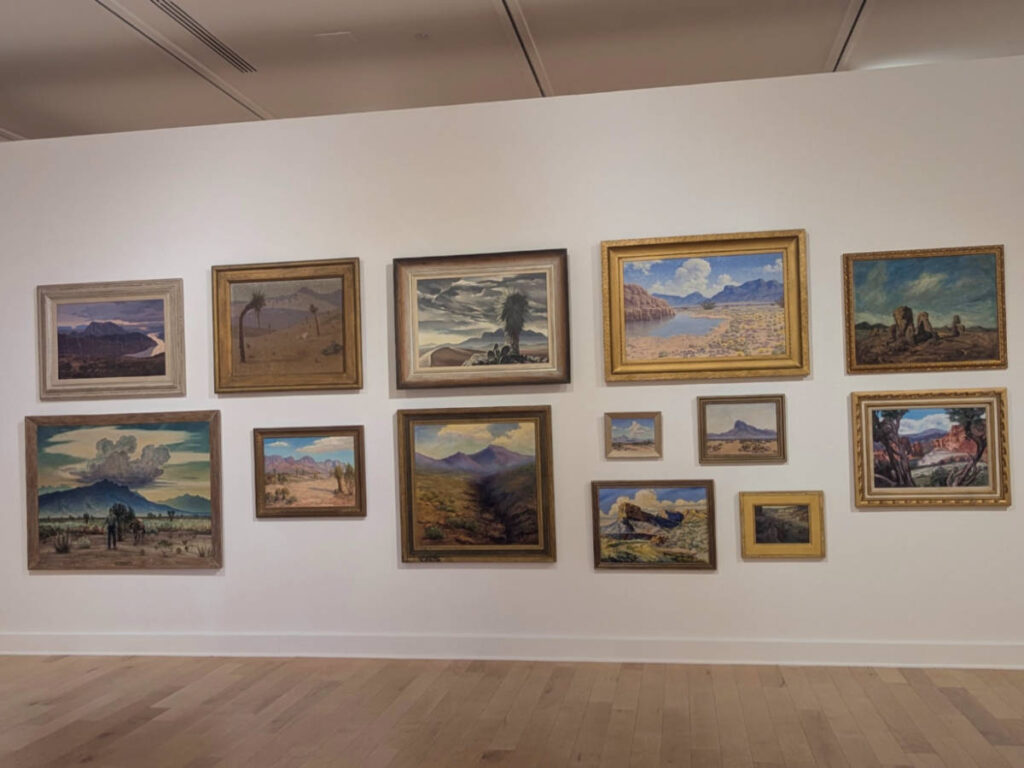 Paintings of Southwest desert landscapes on display at El Paso Museum of Art