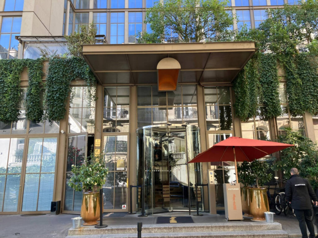 Exterior and entrance view of The Brach Paris Hotel