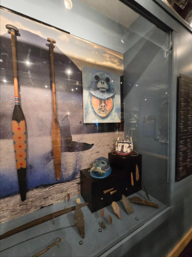 Exhibit displayed at the Alutiiq Museum
