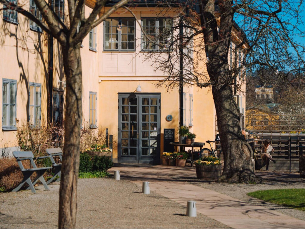 The exterior of Hotel Skeppsholmen