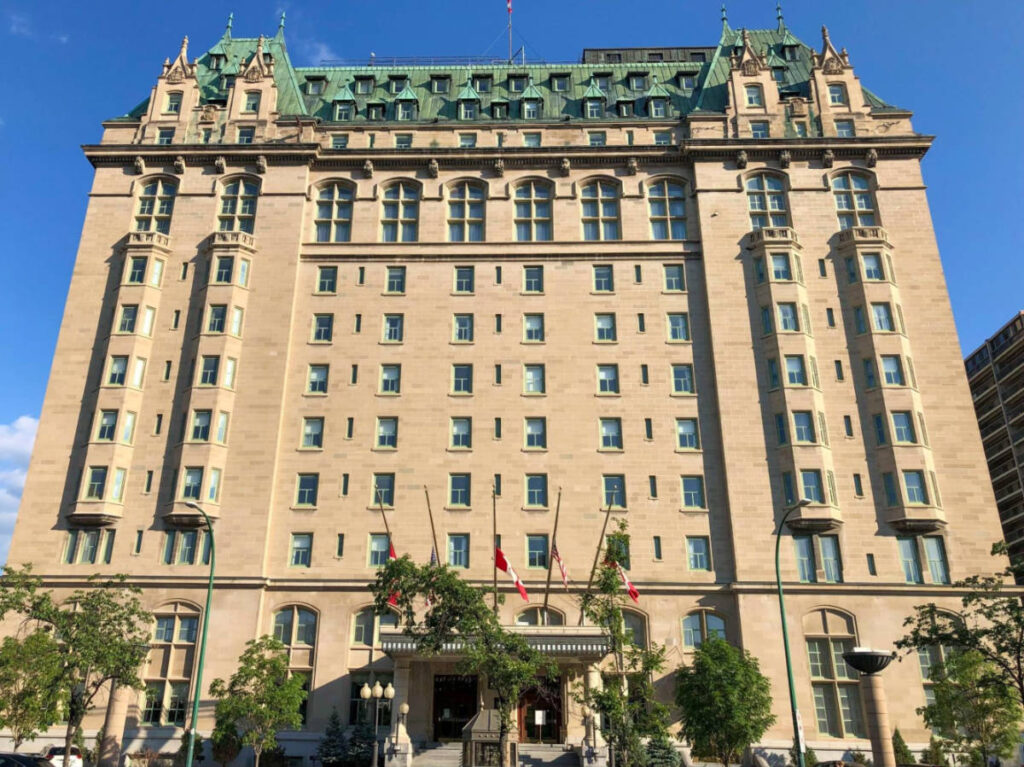 Exterior view of The Fort Garry Hotel