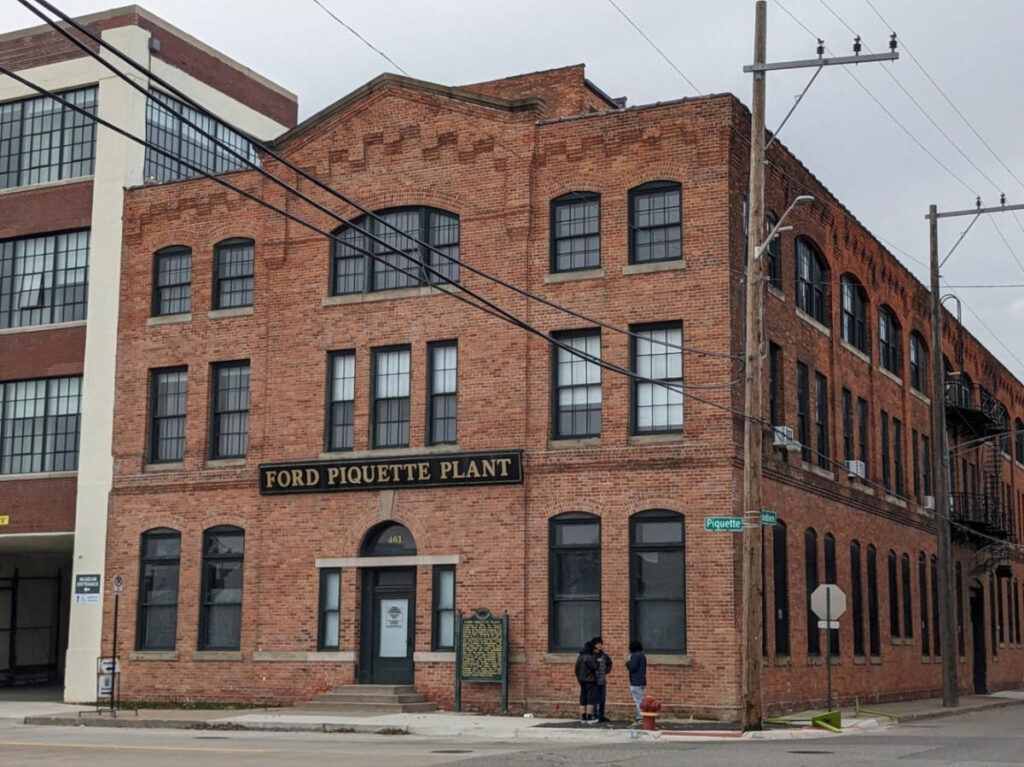 Exterior view of the Ford Piquette Plant