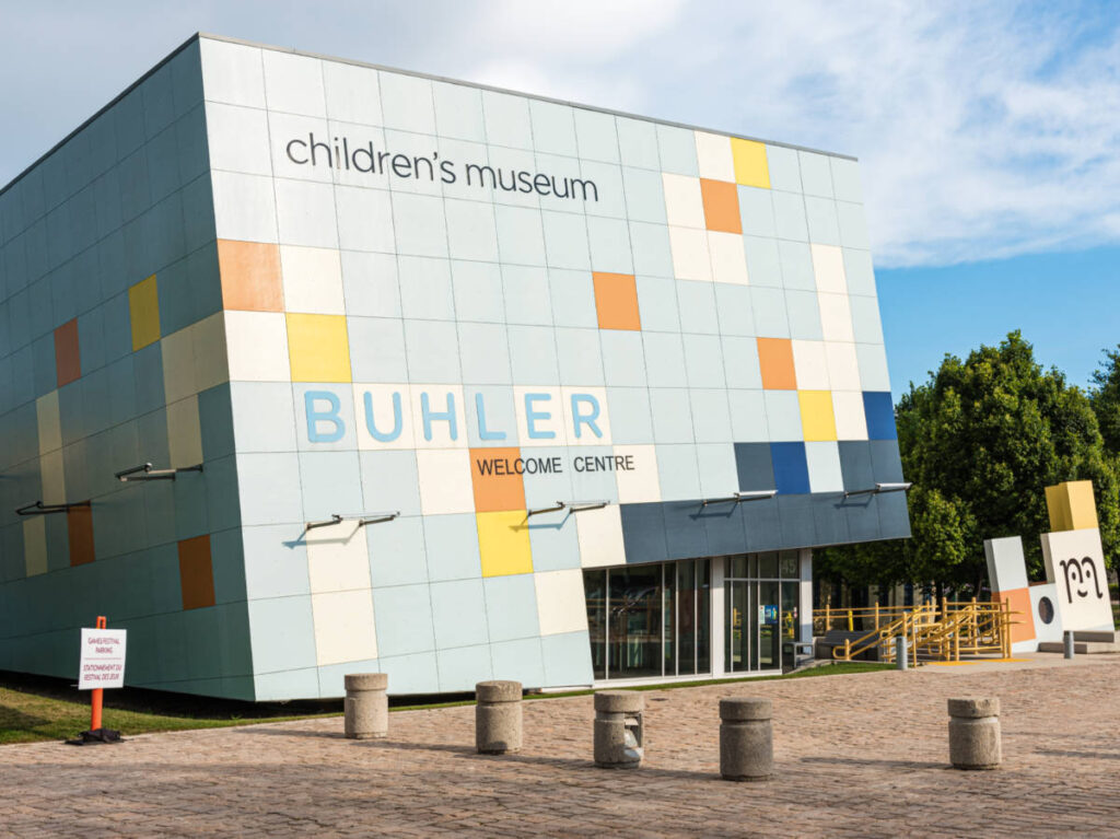 View of the outer facade of Manitoba Children’s Museum