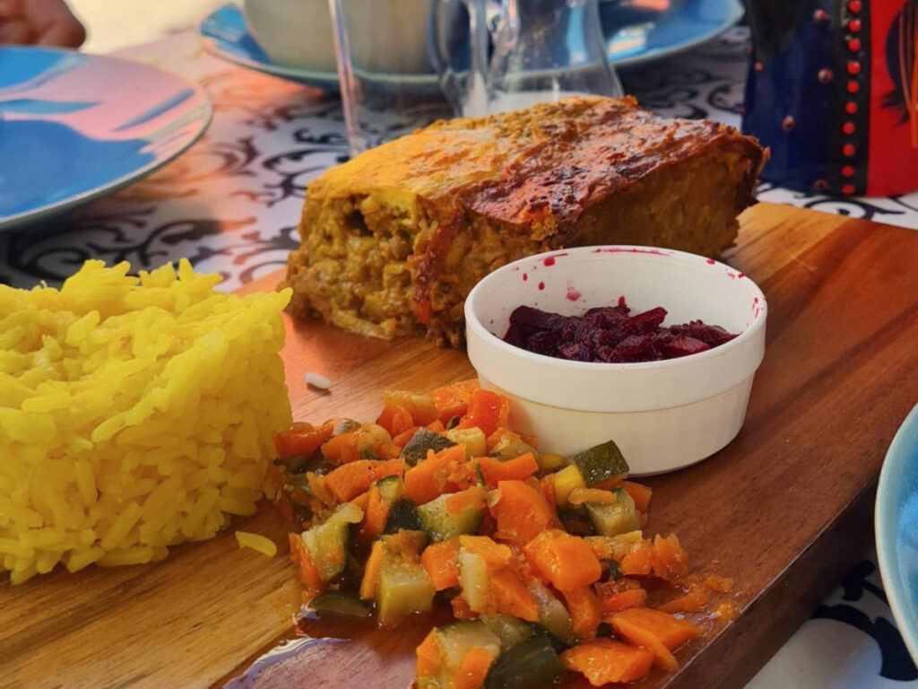 Closeup look of the food from Faeeza’s Home Kitchen