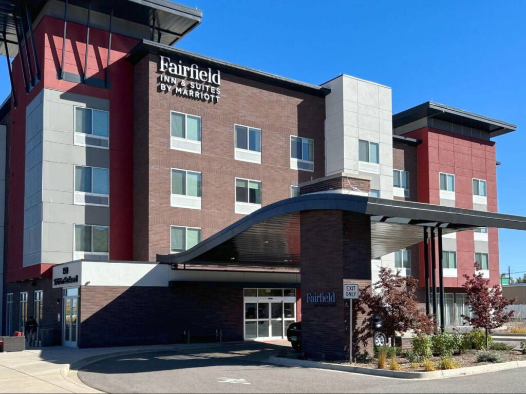 Exterior view of the Fairfield Inn & Suites