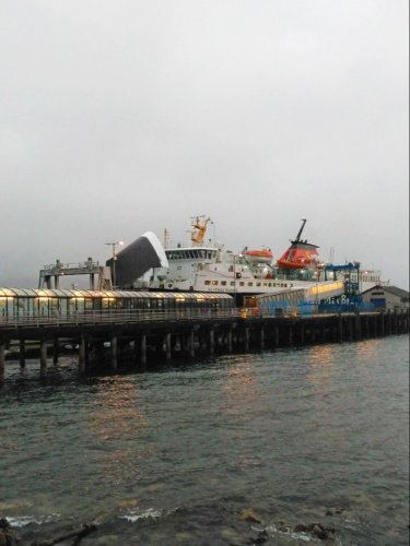 View of a ferry in Scotland