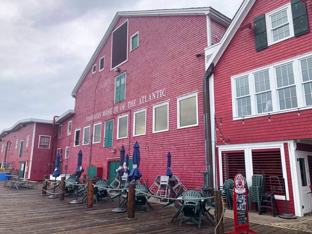 Exterior view of the Fisheries Museum of the Atlantic