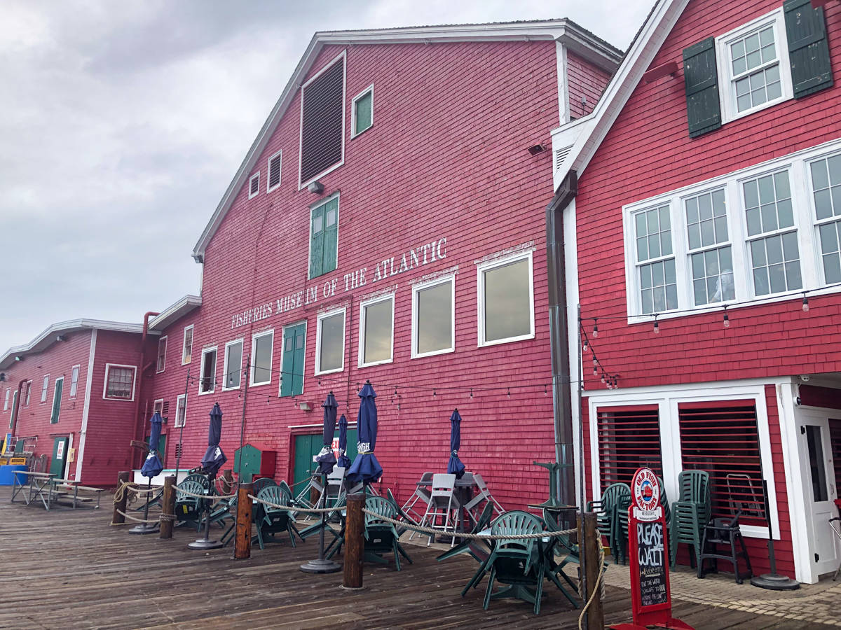 Exterior view of the Fisheries Museum of the Atlantic