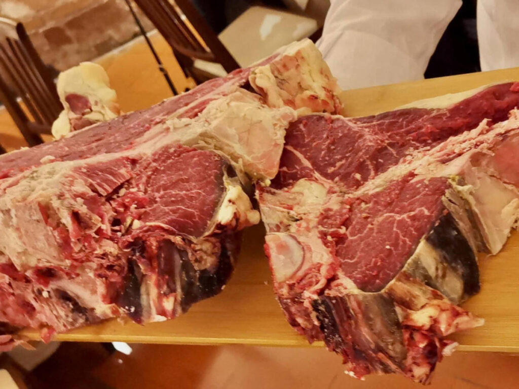 Closeup look of the Florentine Steak