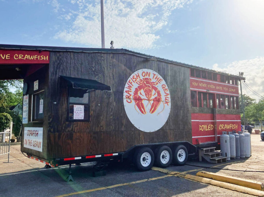 The Crawfish on the Geaux food truck in Baton Rouge