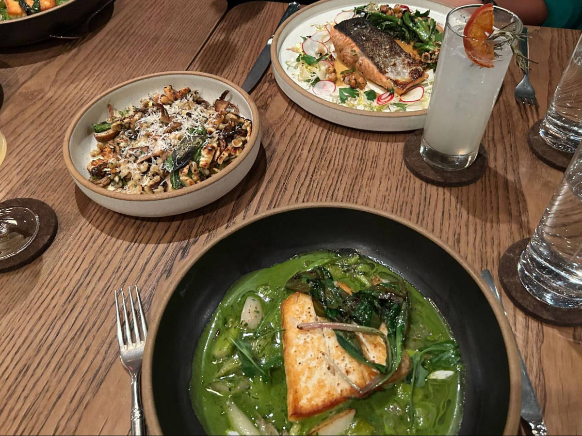 Different kinds of foods on a plate