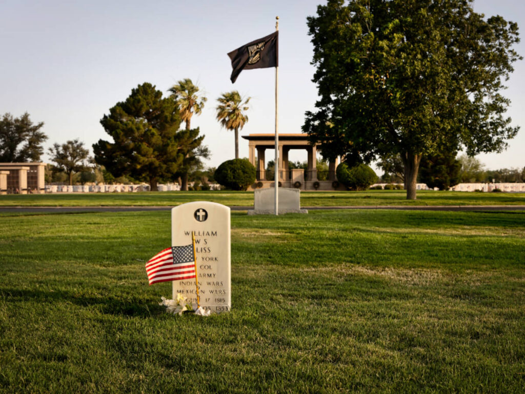 View of the Fort Bliss Cemetery