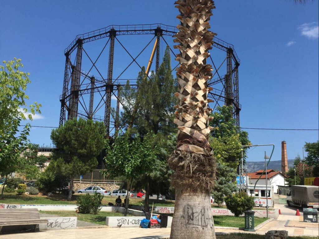 View of the industrial cultural hub in Gazi