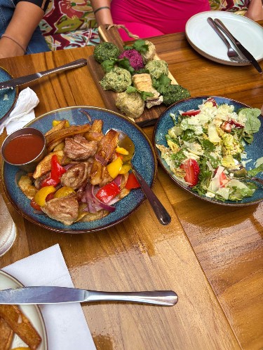 Authentic Georgian cuisine served at Mrs. Georgia