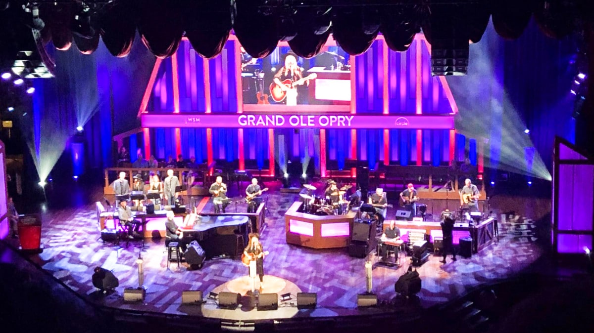 View of a musical show in Grand Ole Opry
