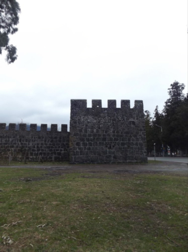 View of the guard tower in the fortress in Gonio