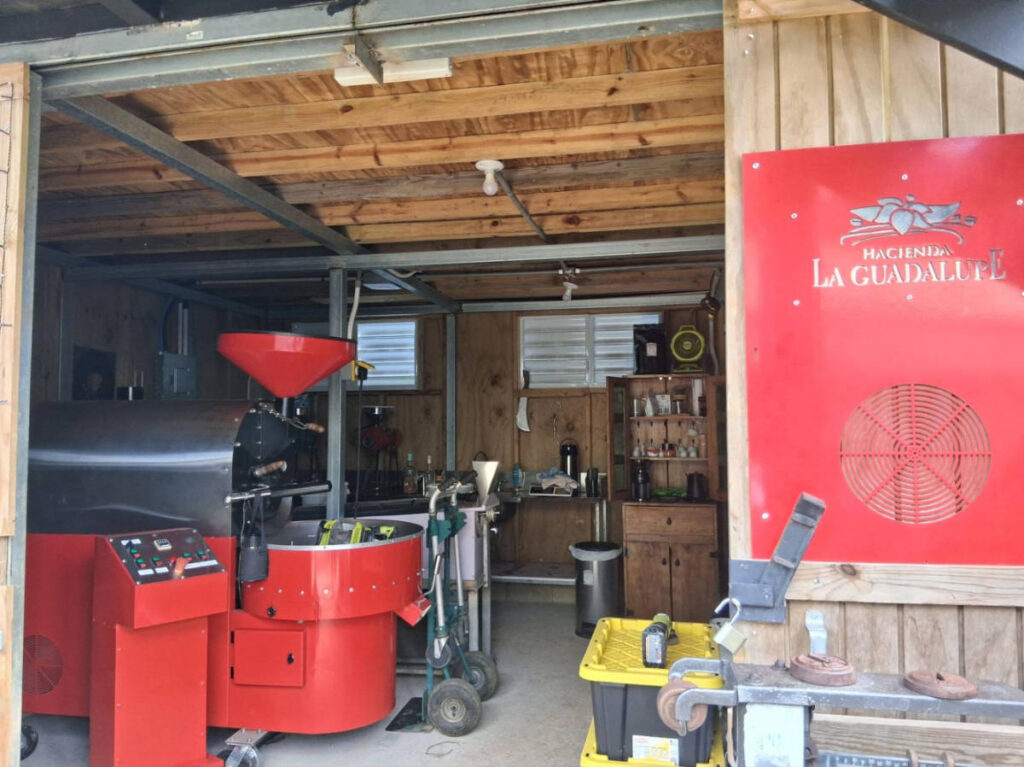 View of the machines at the Hacienda La Guadalupe