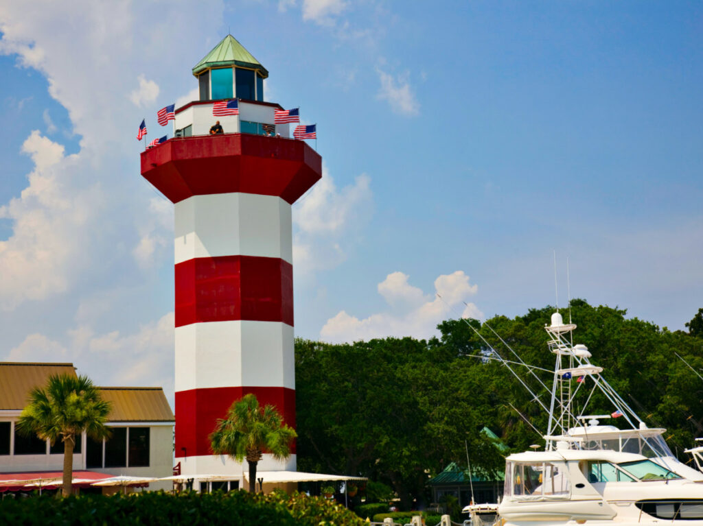 Outside view of the Harbour Town Lighthouse Museum
