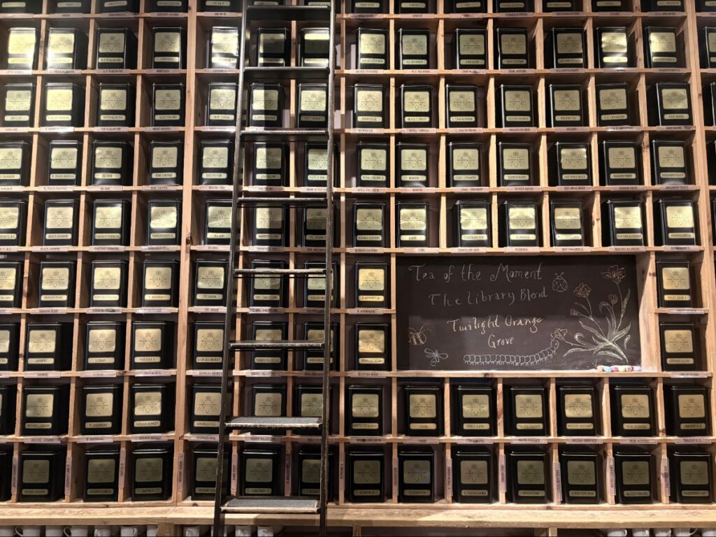 The Harney & Sons Tea Wall