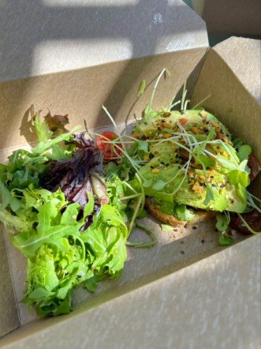 Greens menu item at Bread Club