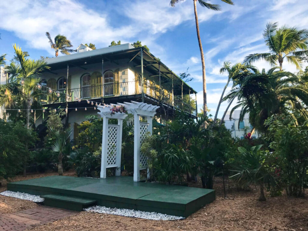 View of the Hemingway Home from the outside