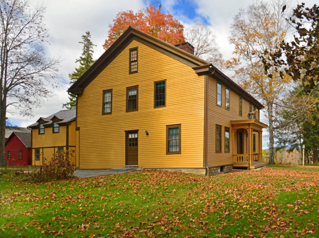 The house at Arrowhead Ranch in the Berkshires where Herman Melville lived