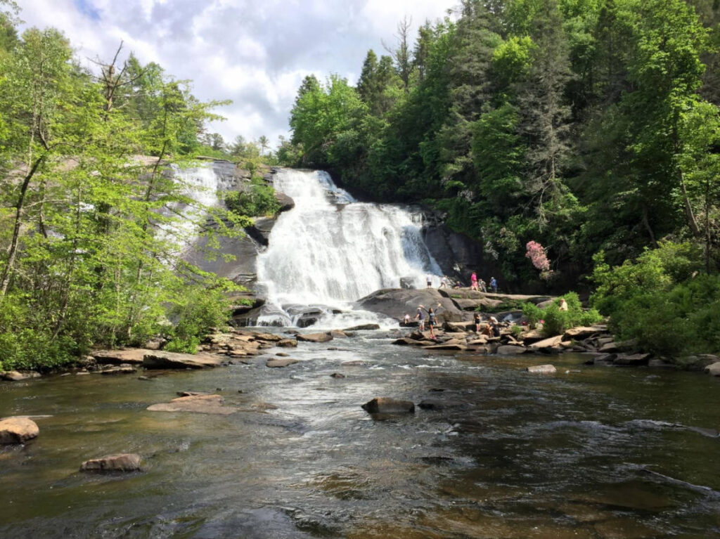 View of the High Falls in DuPont State Forest