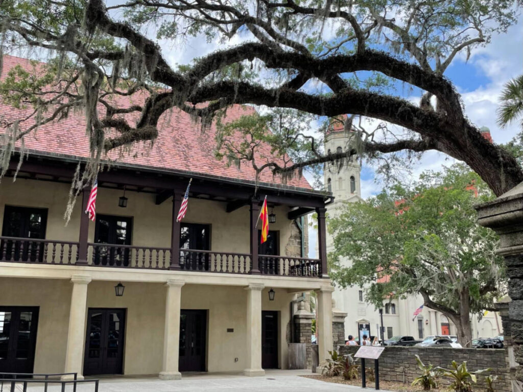 View of the charming corners of St. Augustine