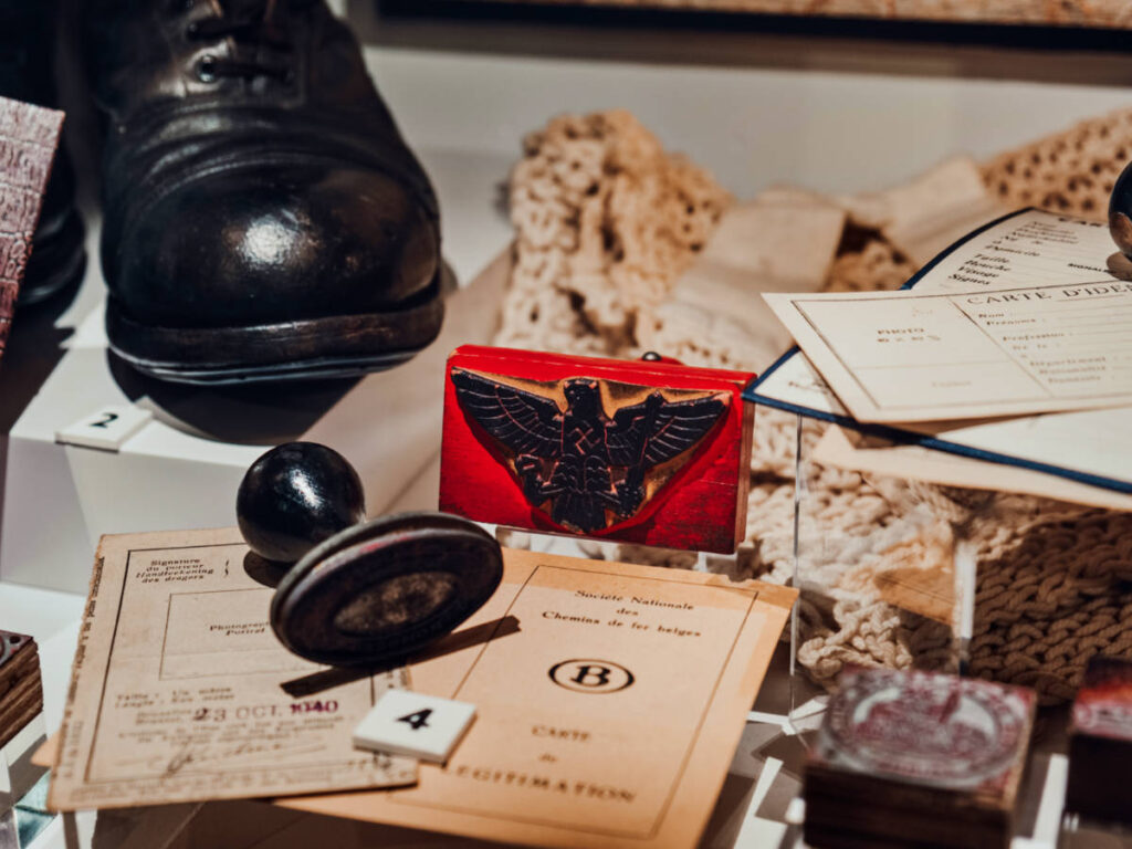 View of the displays and other historical memorabilia