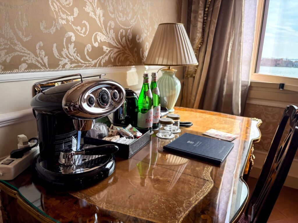 The Baglioni Hotel Luna Room Coffee station & espresso maker