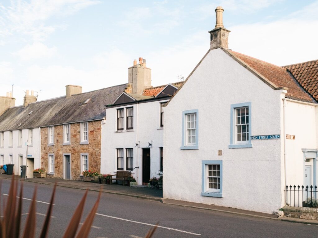 View of the Houses in Crail