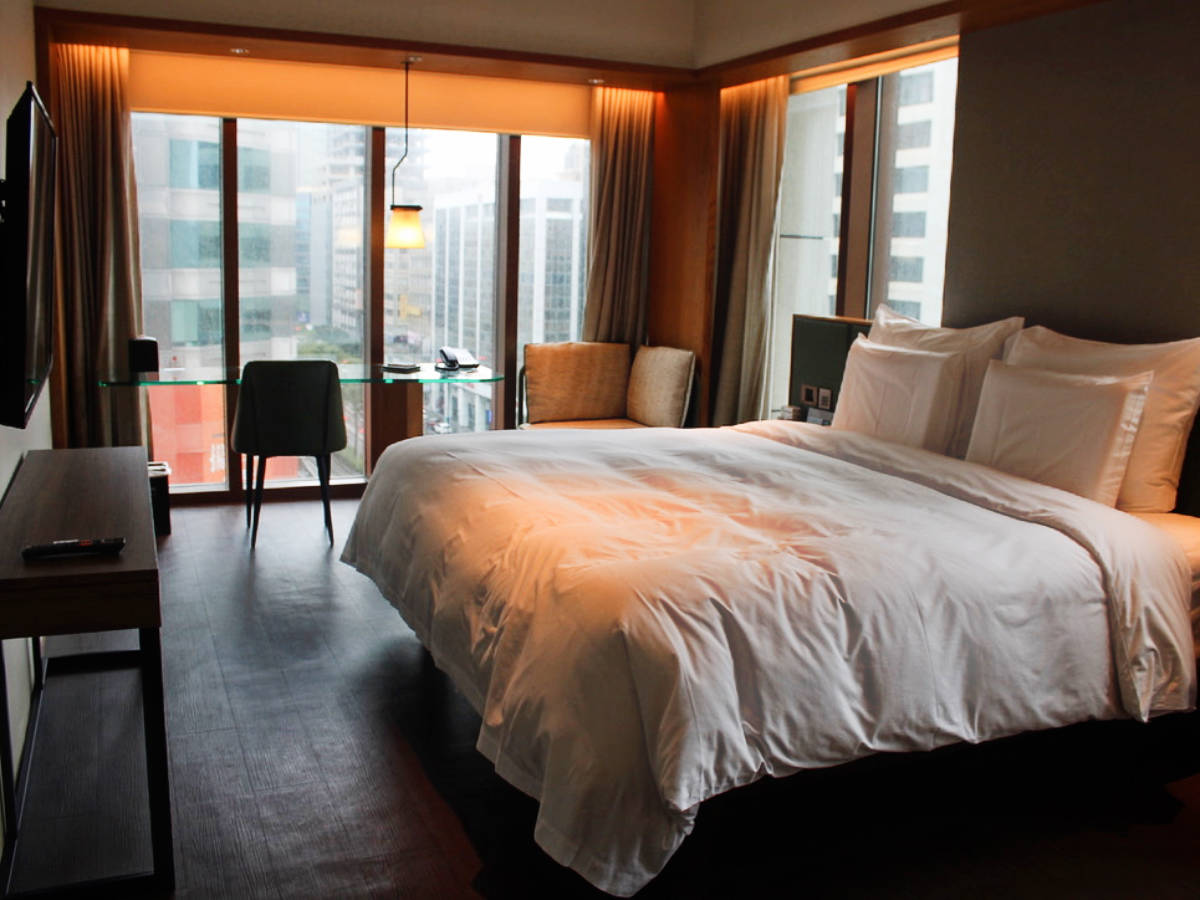 View inside a room in Humble Boutique Hotel