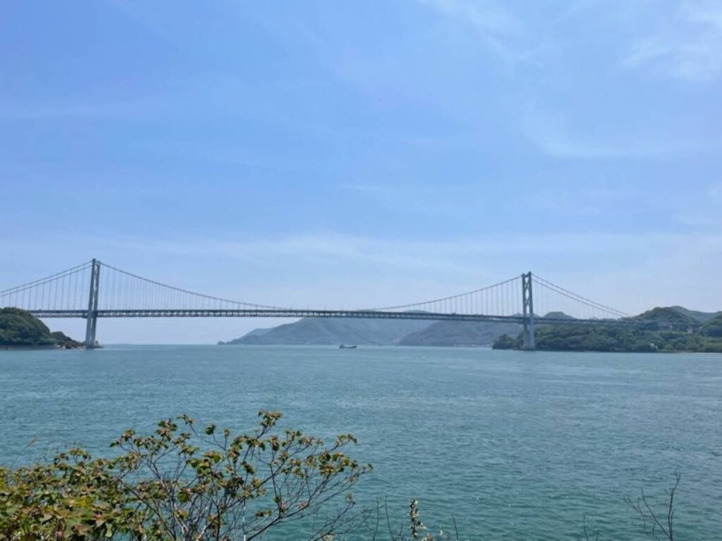 Panoramic view of the Innoshima Bridge