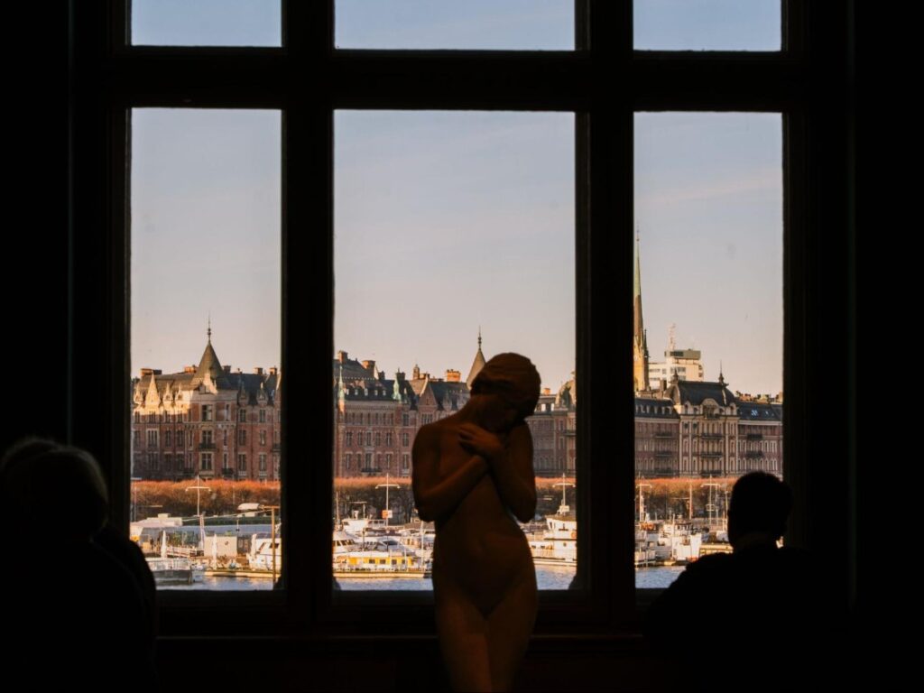 View from inside the Nationalmuseum