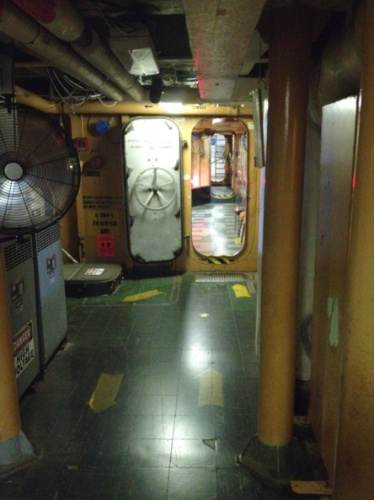 View inside the USCGC Ingham