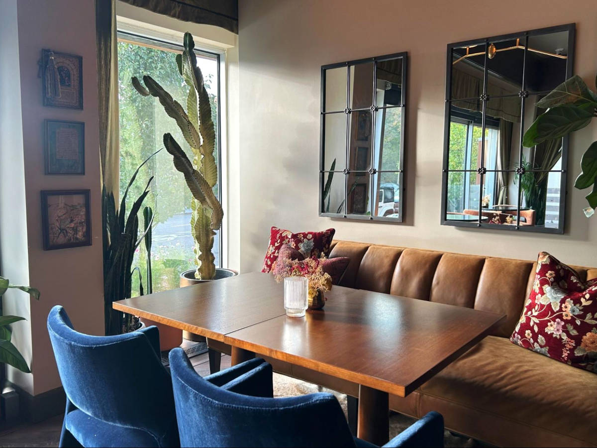 The dining area at the Wildflower