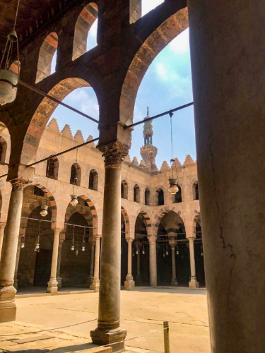 View from the inside of the Mosque of Muhammad Ali