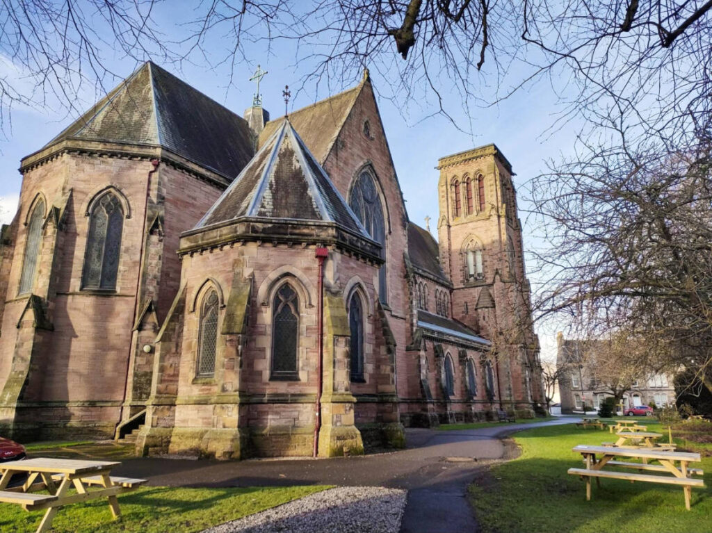 Exterior view of the Inverness Cathedral